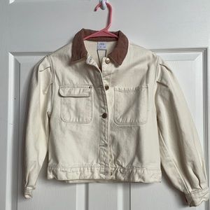 Zara girls two toned denim jacket